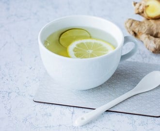 Ingefær-te med sitron og lime