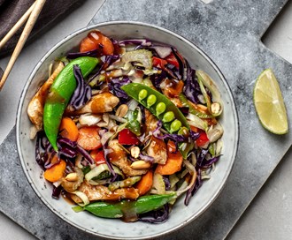 Digg og enkel thai-inspirert wok
