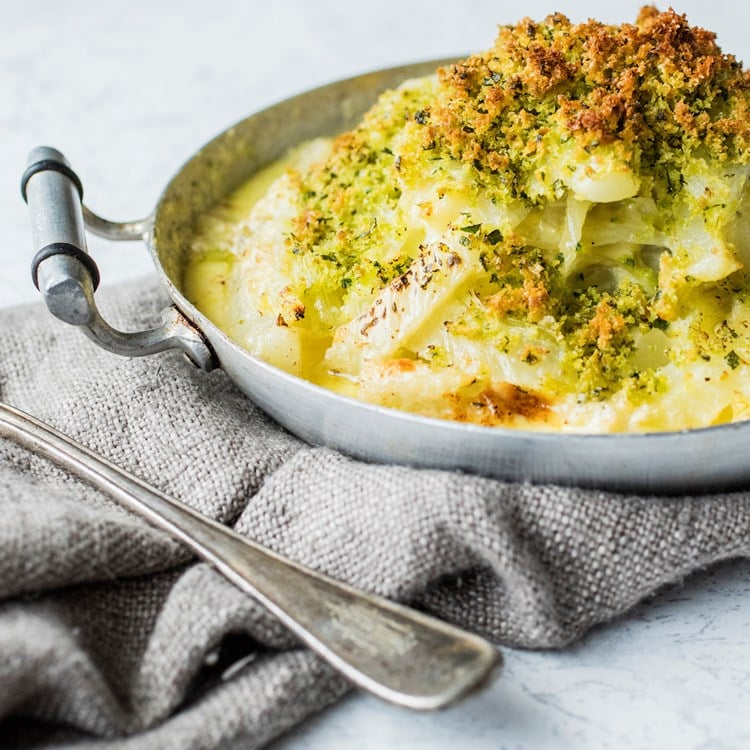 Fennikelgrateng med sprø topping
