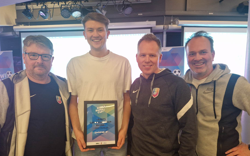Sagene IL er «Årets Eat Move Sleep-klubb» i 2022 