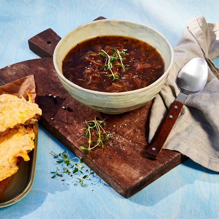 Fransk løksuppe