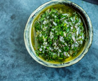 Urtedressing Salsa Verde