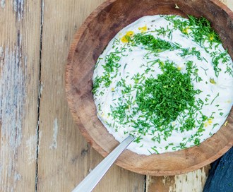 Yoghurtdressing med dill