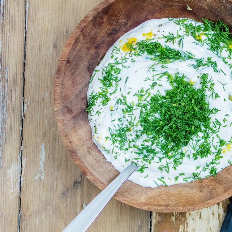 Yoghurtdressing med dill