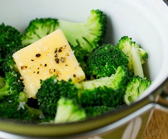Kokt eller smørdampet brokkoli