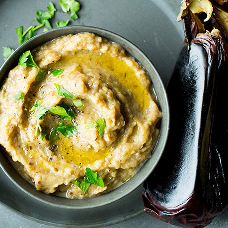 Grillet auberginekompott