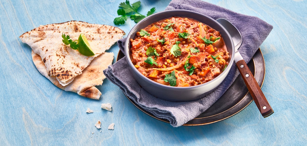 Gulrot og blomkål dhal