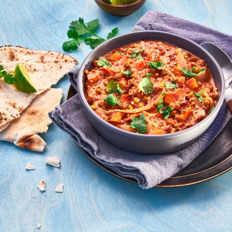 Gulrot og blomkål dhal