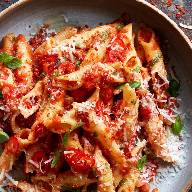 Pasta penne arrabiata