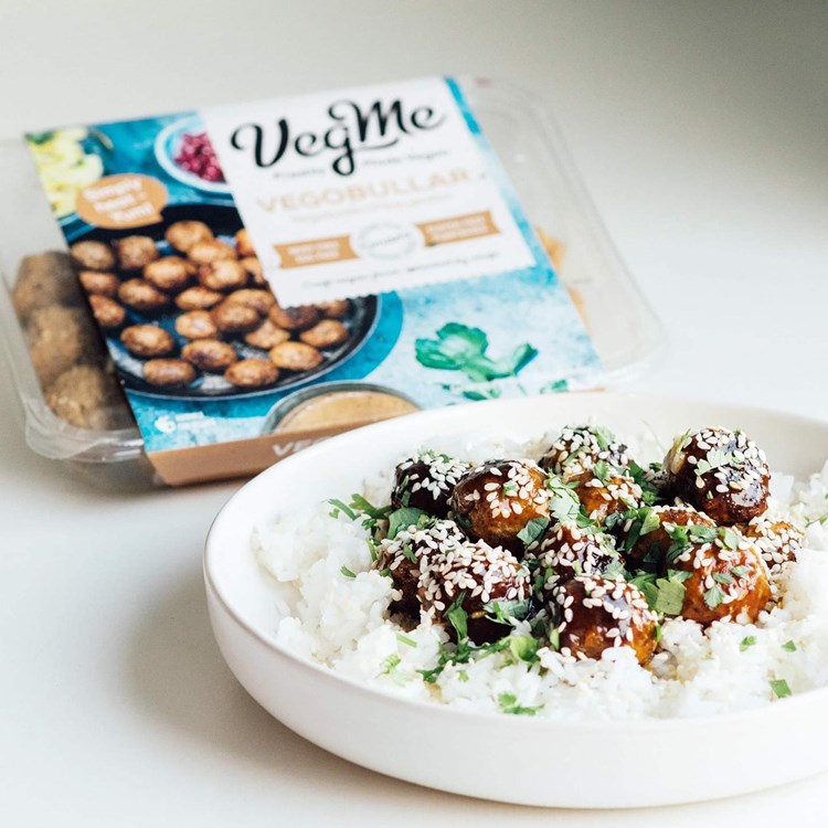 Vegetarboller med soyaglaze