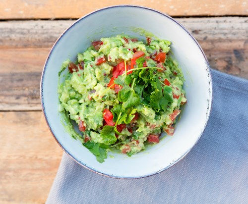 Guacamole med tomat