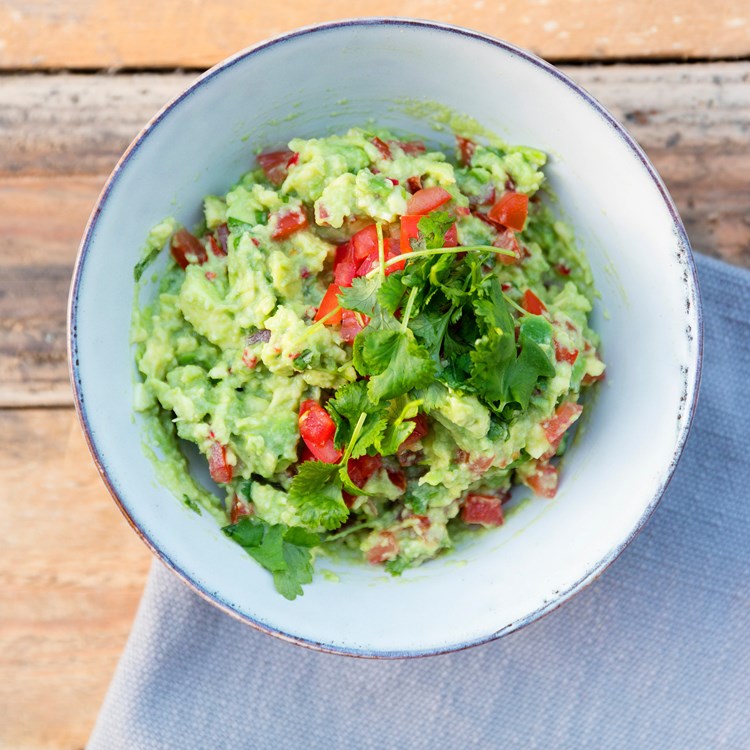 Guacamole med tomat