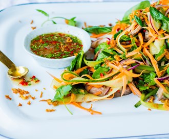 Thaiinspirert biffsalat