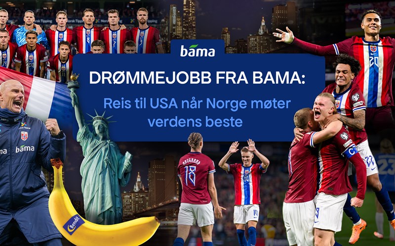 Bli med BAMA til fotballfesten i USA ⚽️🏆🥗