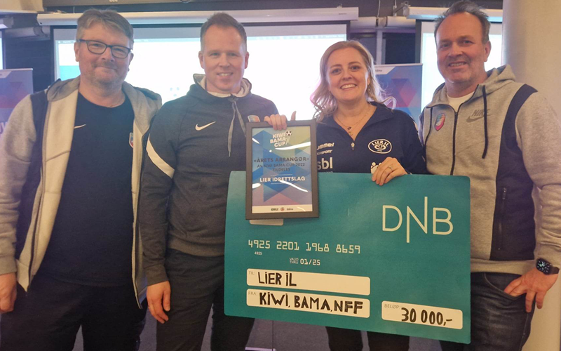 Lier IL er «Årets arrangør» av KIWI BAMA-CUP 2022