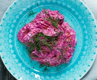 Rødbet tzatziki