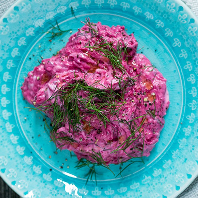 Rødbet tzatziki