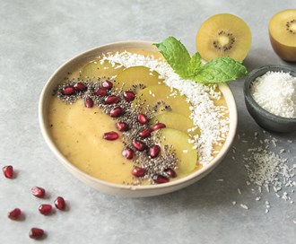 Breakfast bowl med Gul Kiwi