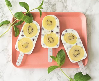 Yoghurtis med Gul Kiwi