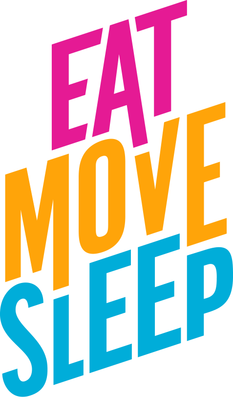 Eat move sleep logotype
