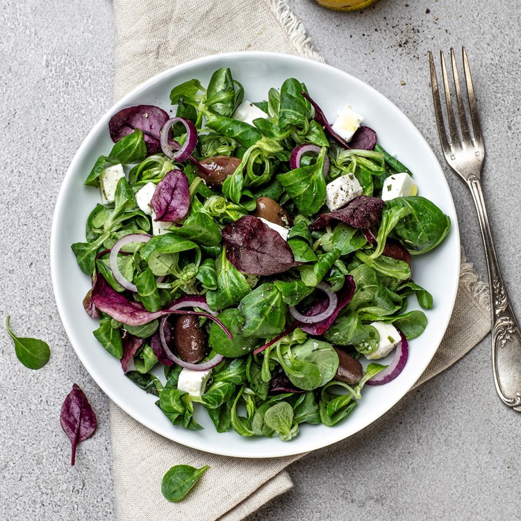 Kjapp salat med smak av Hellas