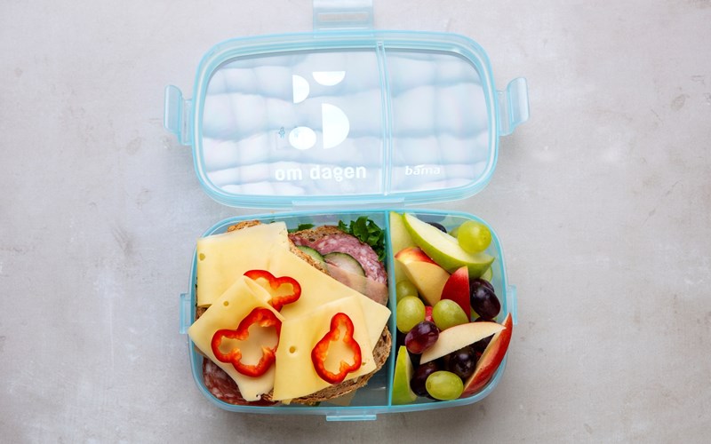 Fargerike brødskiver