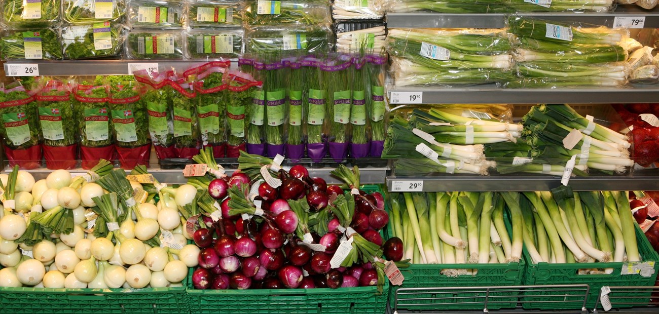 Frukt og grønt på budsjett
