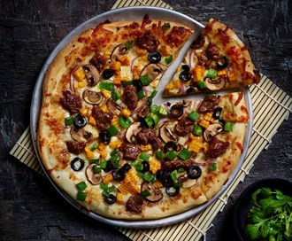 Pizza bulgogi