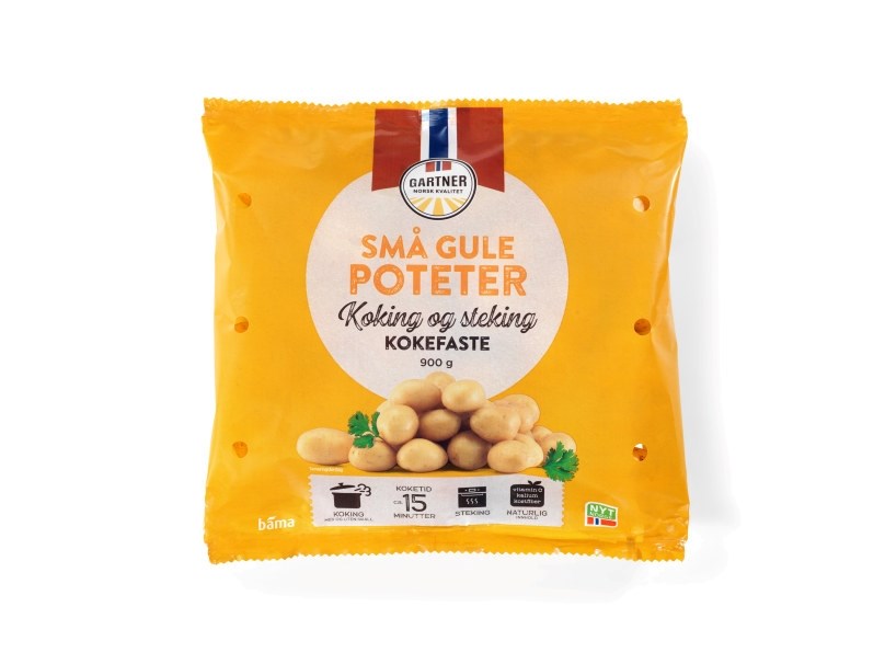 Små gule poteter