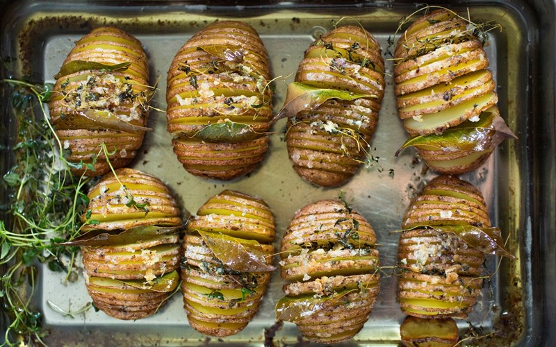 Hasselback potet
