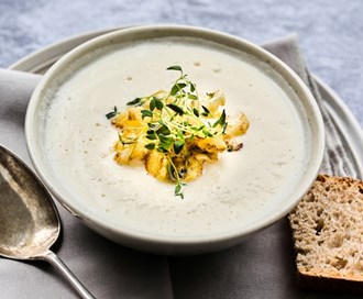 Enkel blomkålsuppe