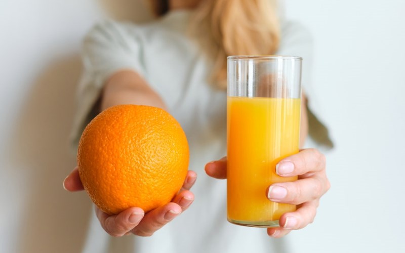 Appelsinjuice – med eller uten fruktkjøtt?