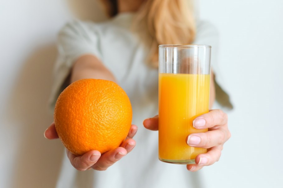 Appelsinjuice – med eller uten fruktkjøtt?