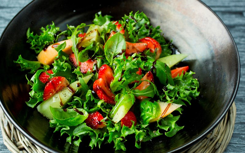 Lavkarbo med frukt og grønt