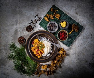 Kremet gryte med pulled