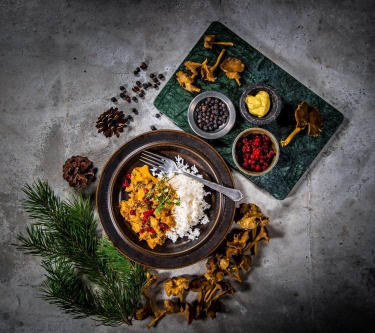 Kremet gryte med pulled