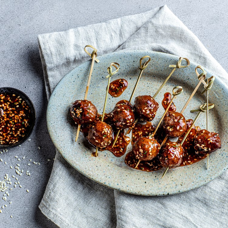 Vegetarboller med hoisin og chili