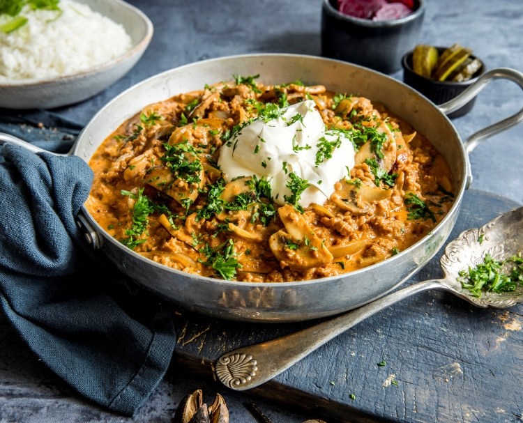 Vegetar Stroganoff