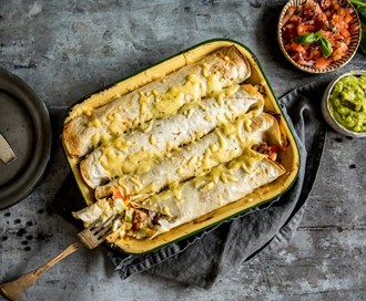 Vegetariske enchiladas