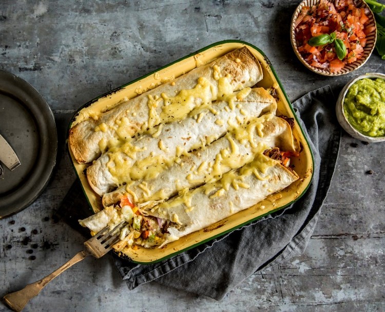 Vegetariske enchiladas