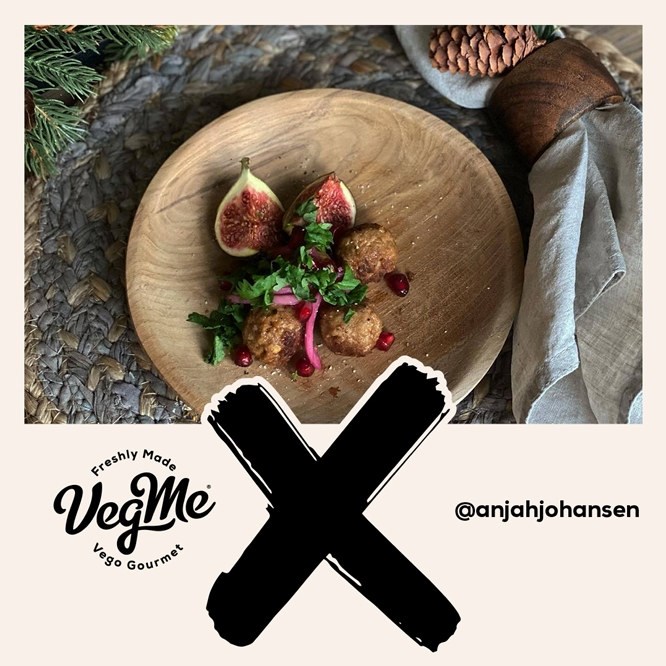 Vegetarboller med fiken