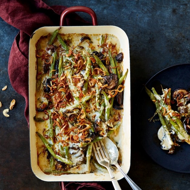 Bønnekasserolle med brekk- eller voksbønner