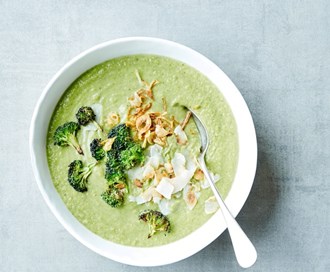 Brokkolisuppe med kokosmelk