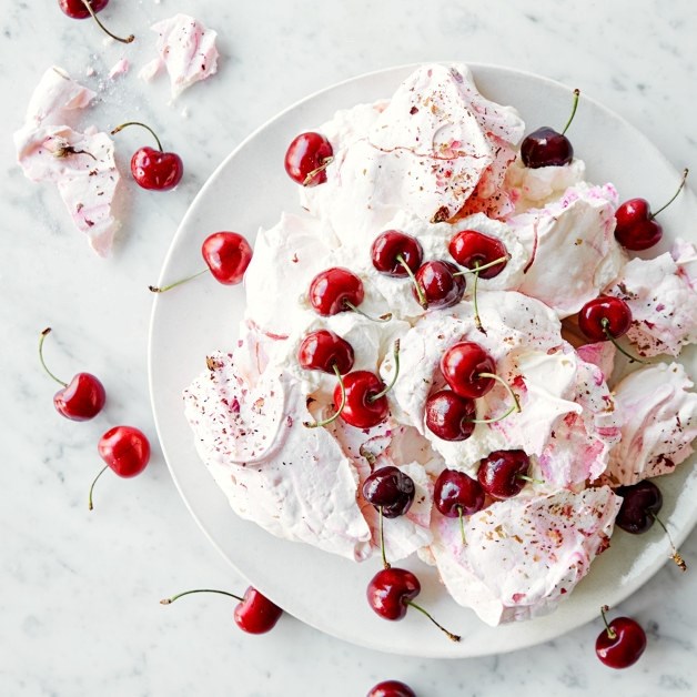 Eton mess med moreller