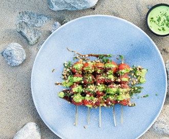 Grillspyd med Juanita-tomater