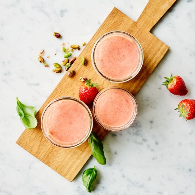 Jordbærsmoothie