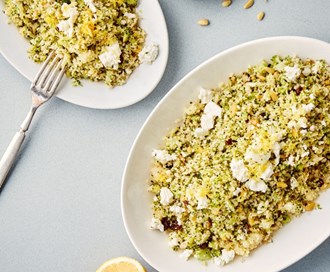 Lun brokkolisalat med couscous