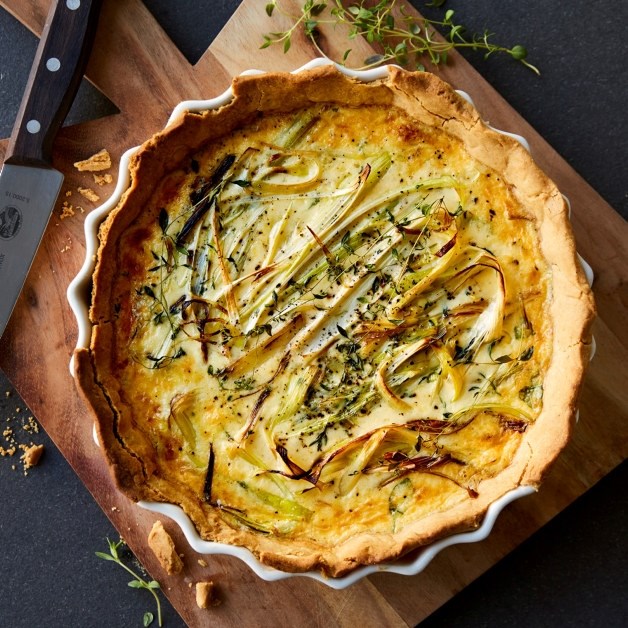 Pai med minipurre og ruccola