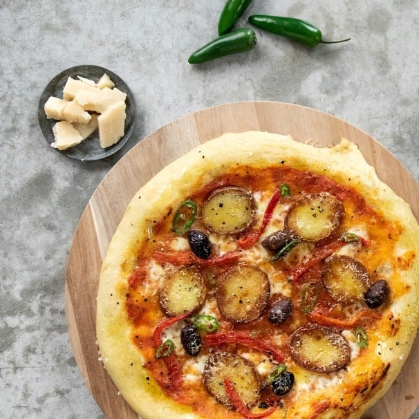 Potetpizza