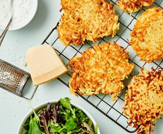 Røstipoteter med parmesan